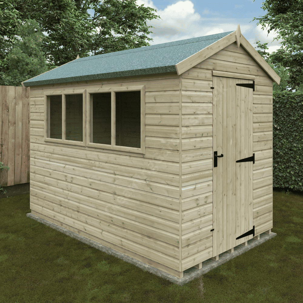 Woodlands Tanalised Premier Apex Shed