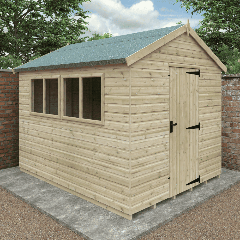 Woodlands Tanalised Premier Apex Shed