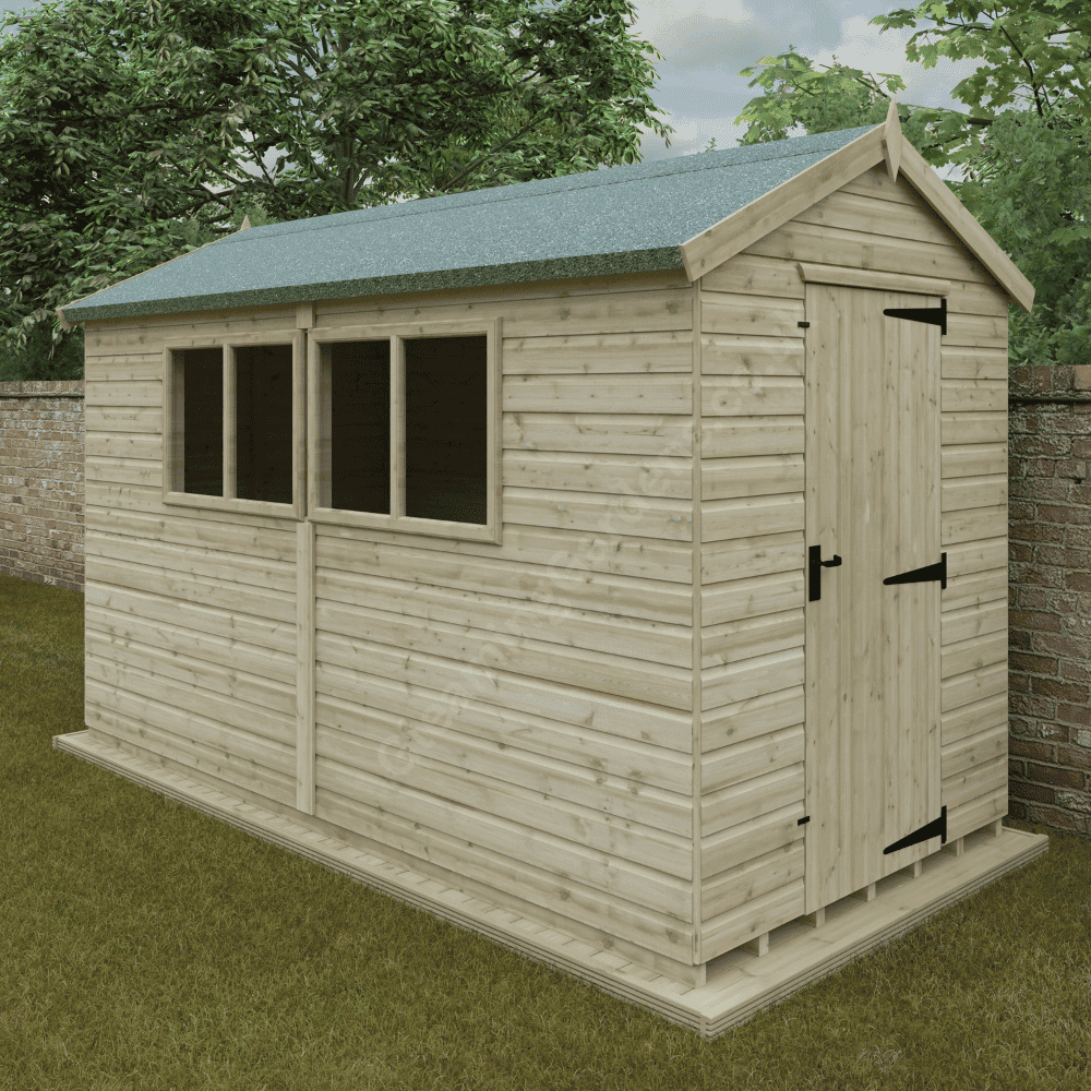 Woodlands Tanalised Premier Apex Shed