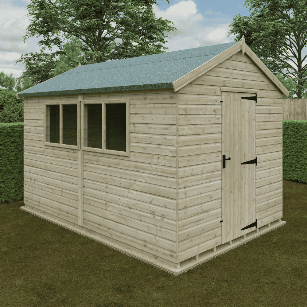 Woodlands Tanalised Premier Apex Shed