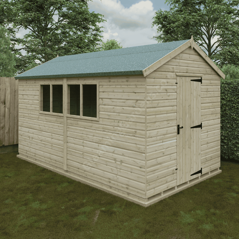 Woodlands Tanalised Premier Apex Shed