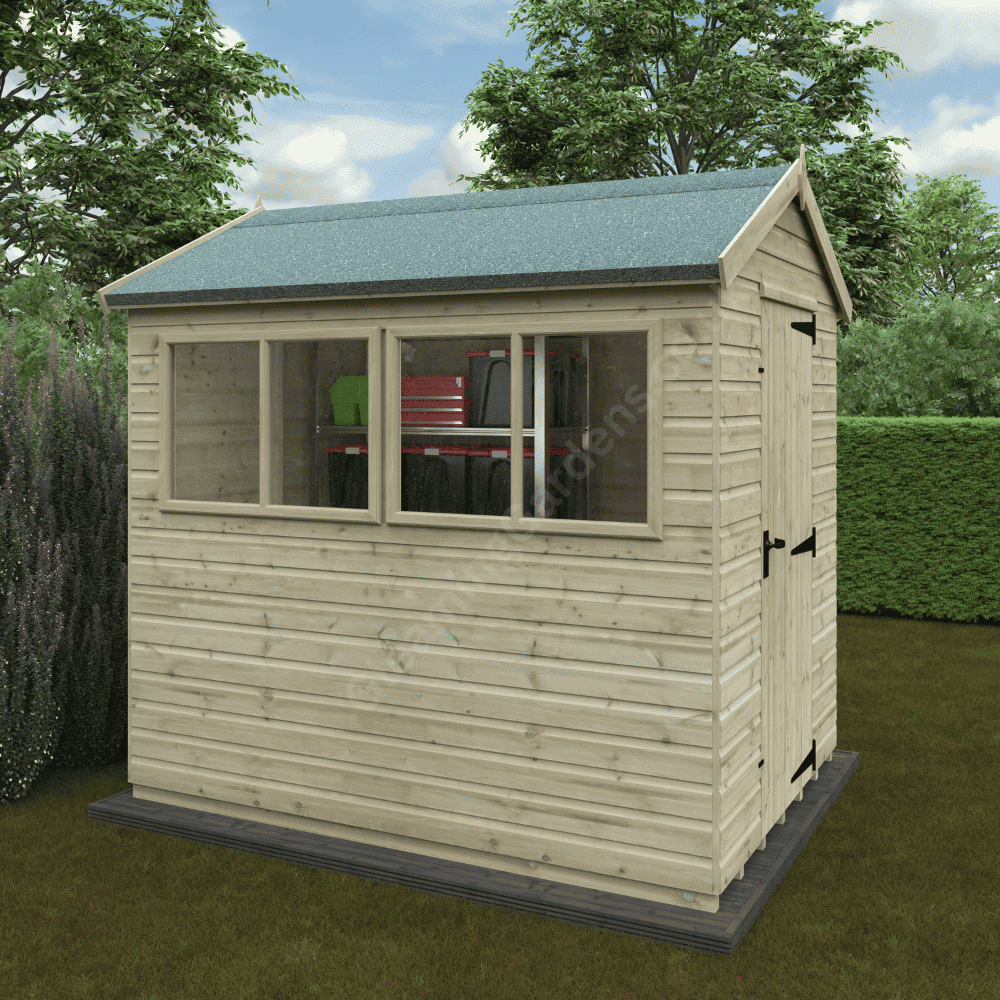 Woodlands Tanalised Premier Apex Shed
