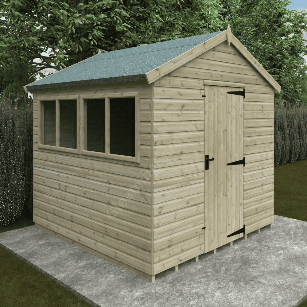 Woodlands Tanalised Premier Apex Shed