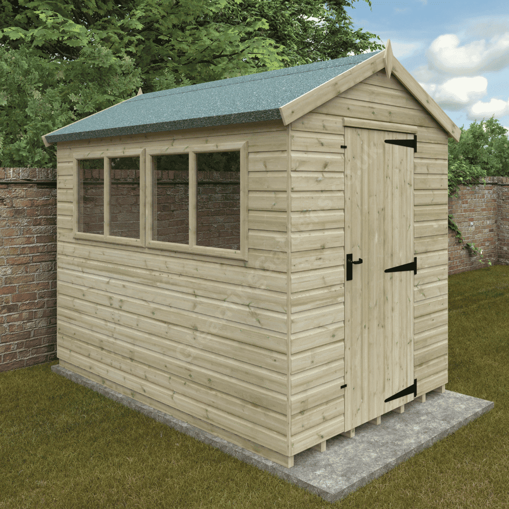 Woodlands Tanalised Premier Apex Shed