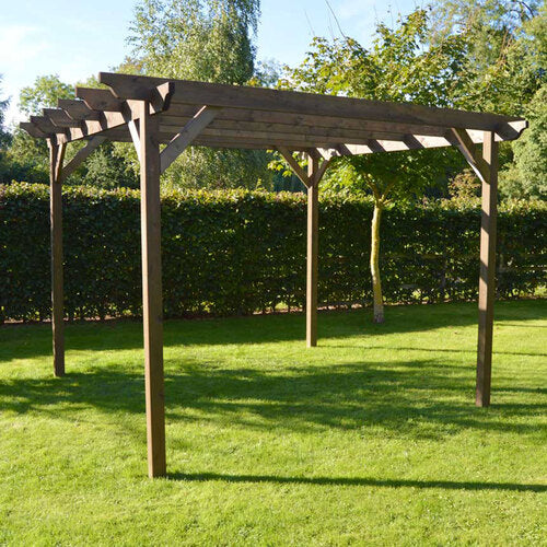 Rustic Brown Garden Pergola 1.8 in Garden