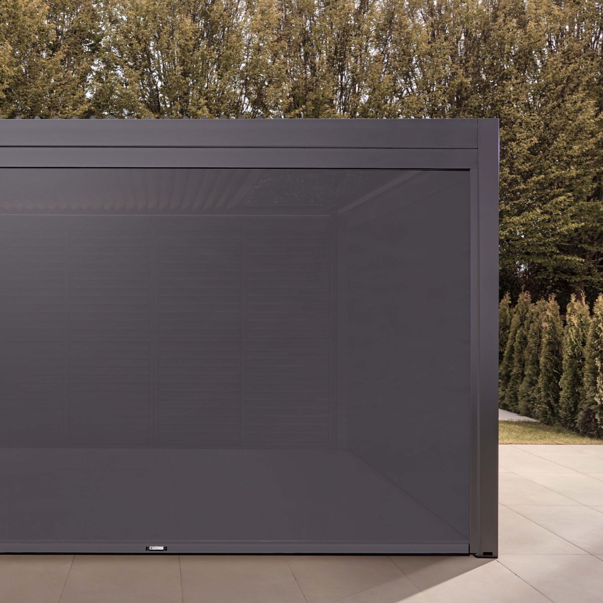 Luxe Electric Retractable Roof LED Aluminium Pergola