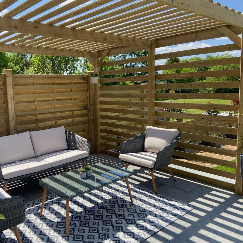4 x 3 Metre Wooden Pergola