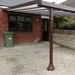 Simplicity 35 brown aluminium veranda structure