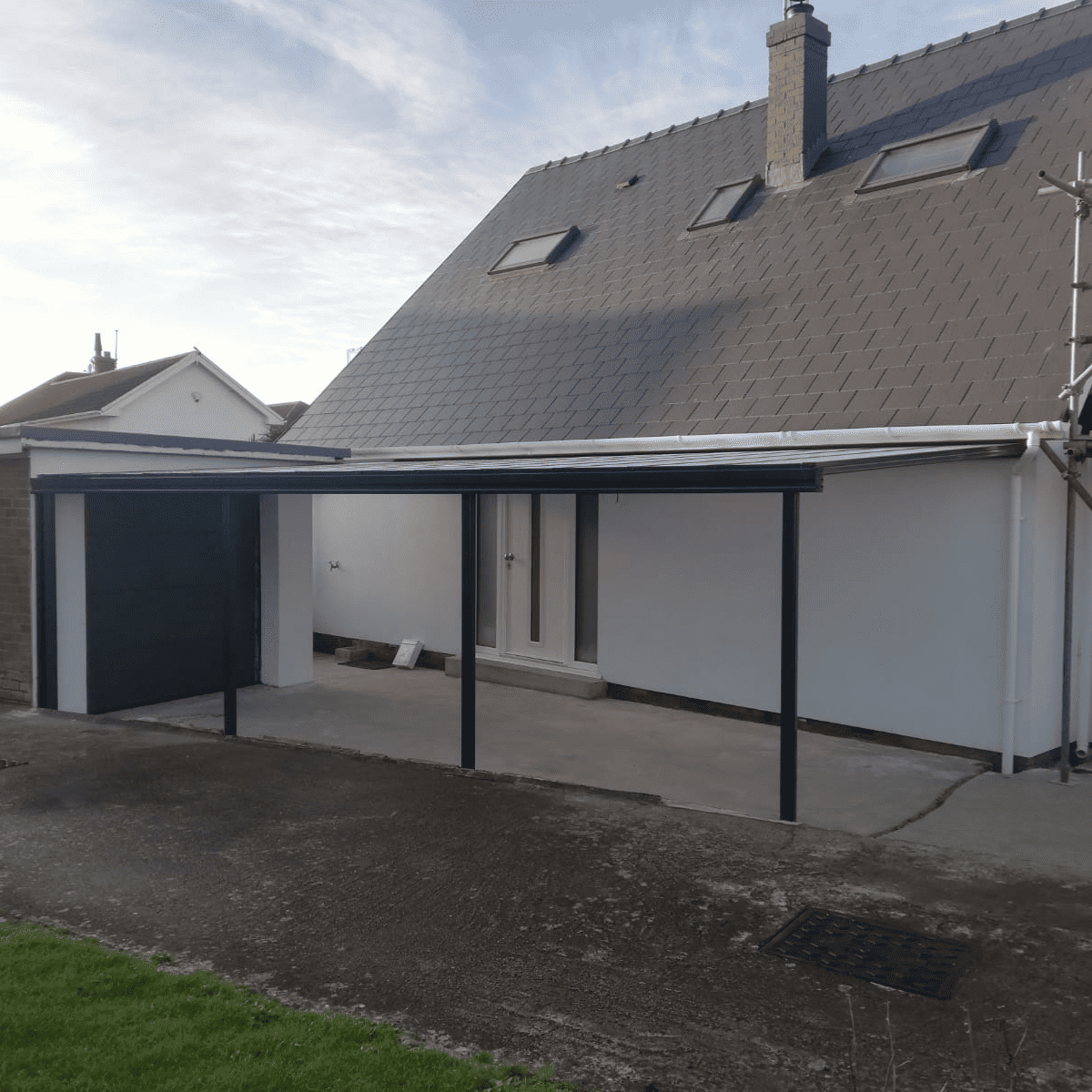 Simplicity 6 flat roof canopy design