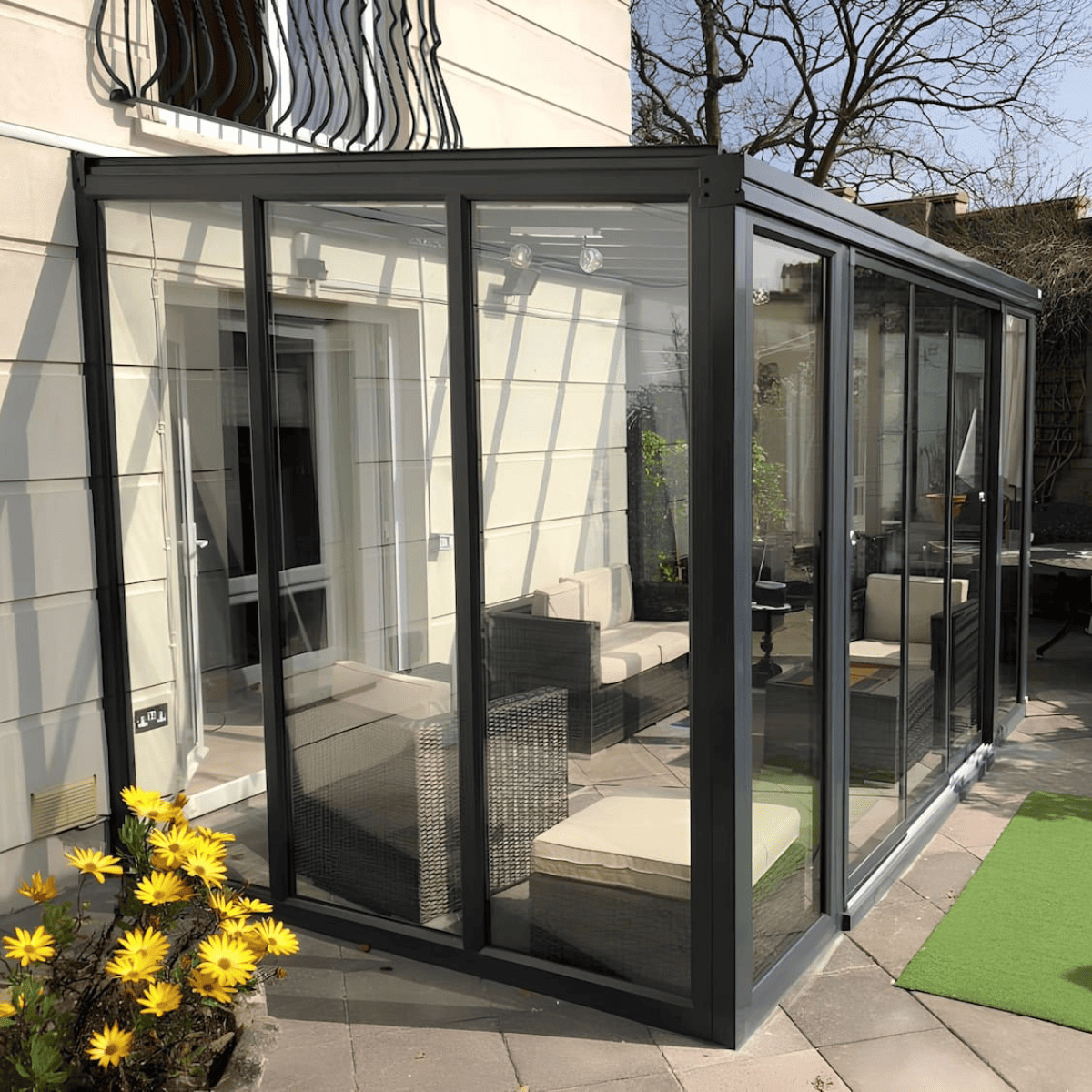 Simplicity 6 glass room enclosure