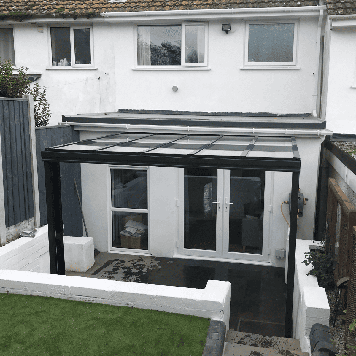 Simplicity 6 small house canopy installation