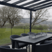 Simplicity Xtra veranda with fire feature
