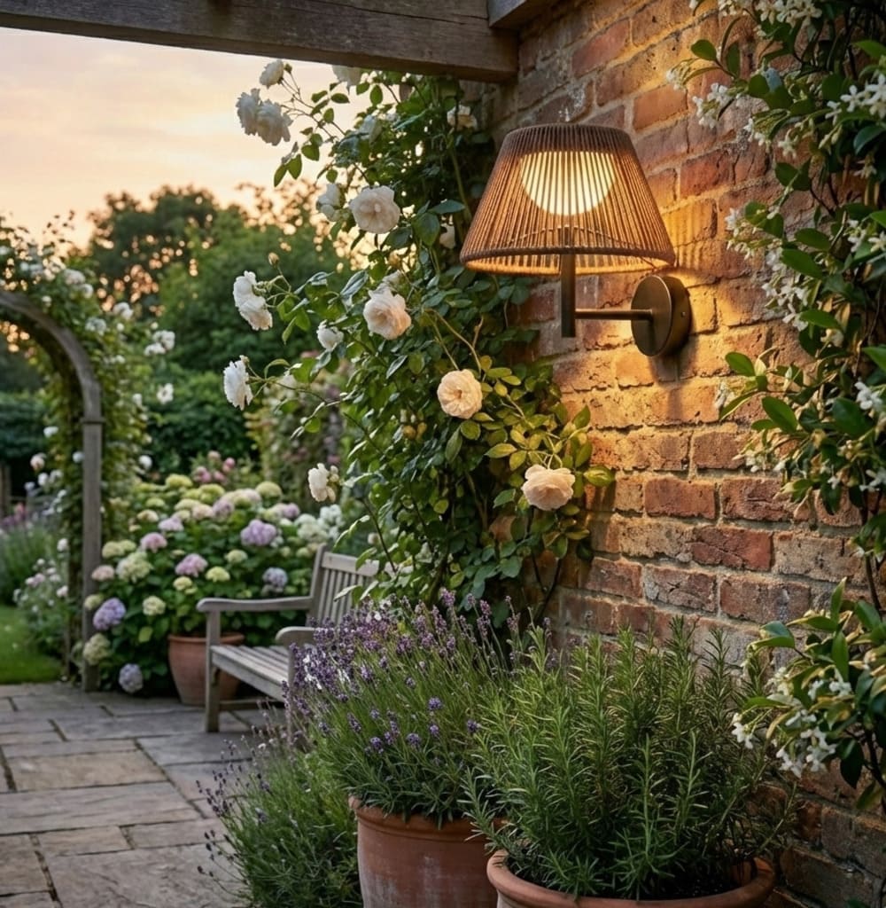 ZOLUNA AYLA Solar Wall Light with Remote Control