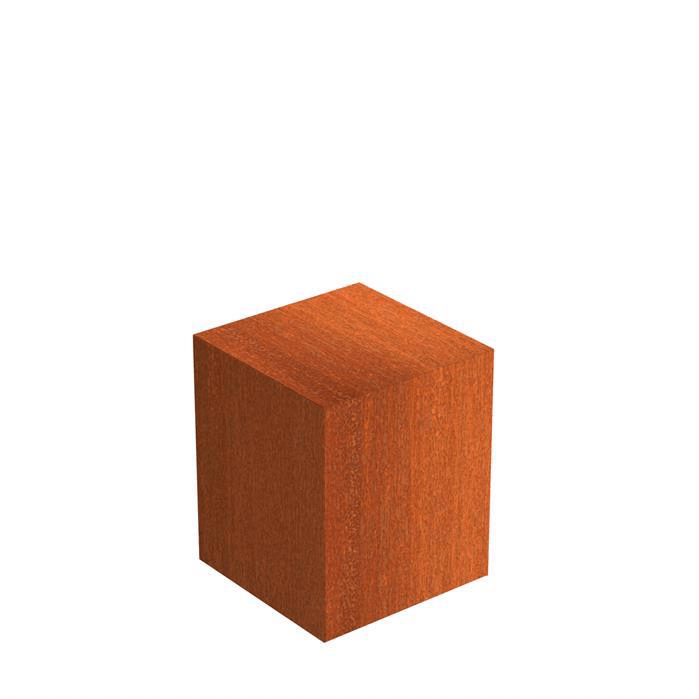 Solidum Corten Plinth - The Solid Foundation Your Garden Features Deserve