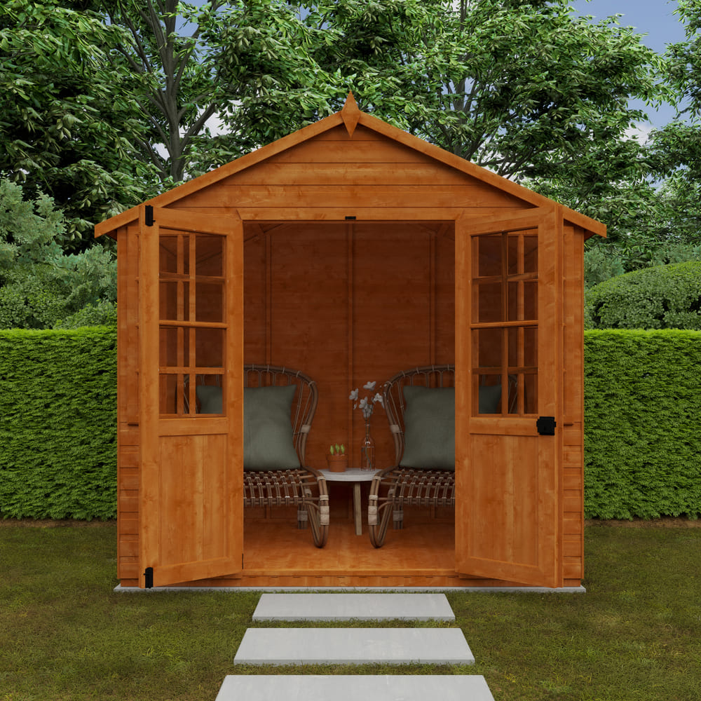 Georgian Apex Summerhouse Open