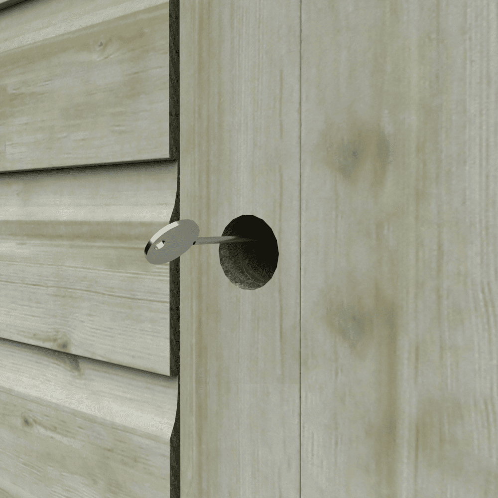 Woodlands Tanalised Deluxe Pent Shed