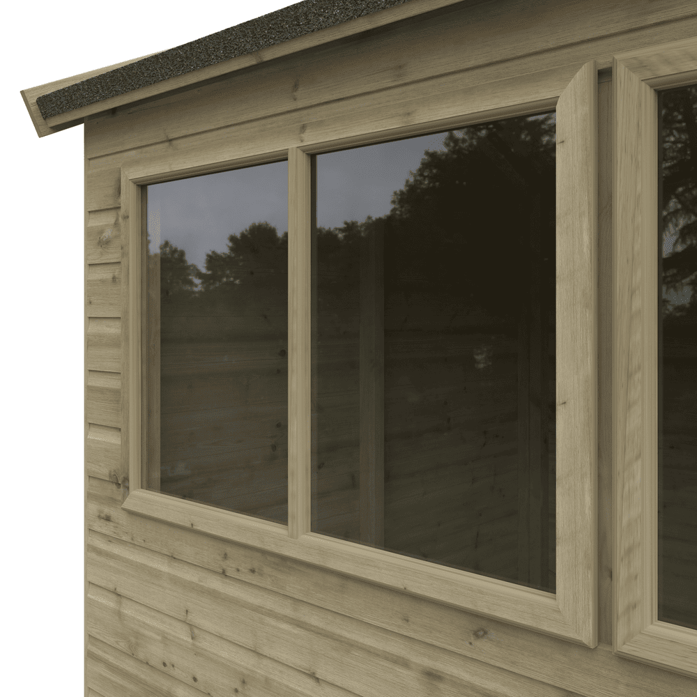 Woodlands Tanalised Deluxe Pent Shed
