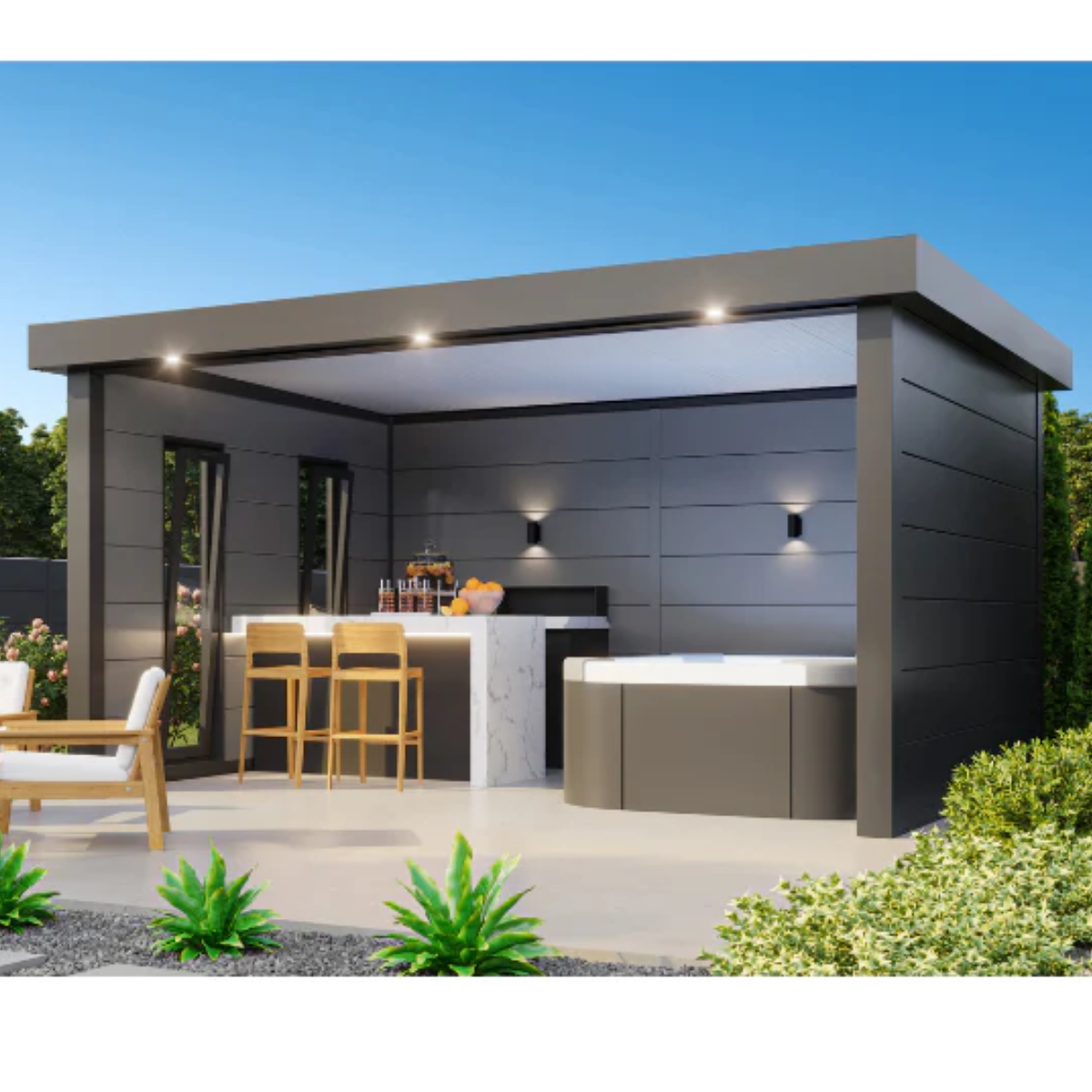 Telluria Singolo Garden Lounge – 3630 & 4836 Steel Models