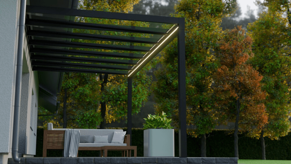 Trebbiano veranda with LED light