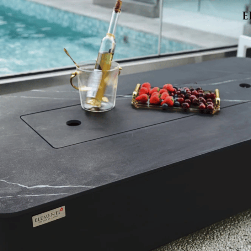 Elementi Porcelain Valencia Fire Table