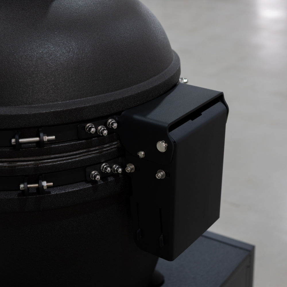 Kamado Egg spring hinge detail