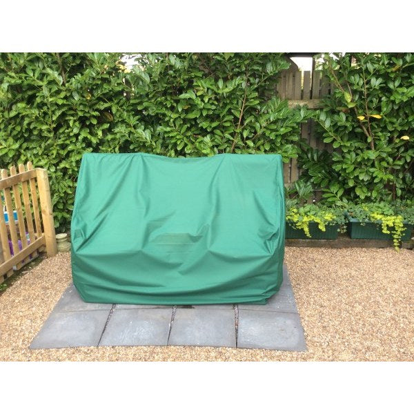Companion love seat cover green front