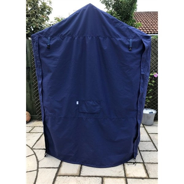 Cottage arbour cover navy blue fitted