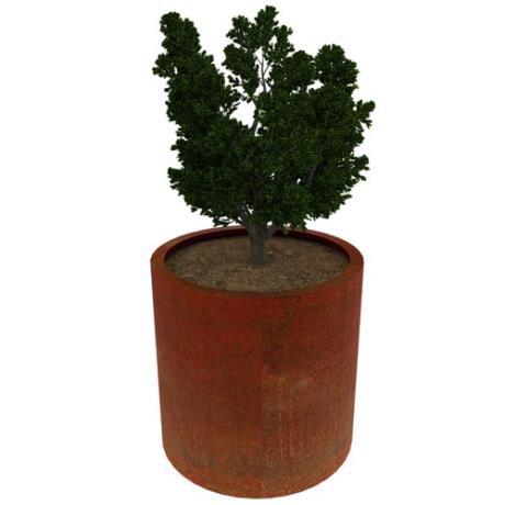 Cylindro Corten Steel Cylinder
