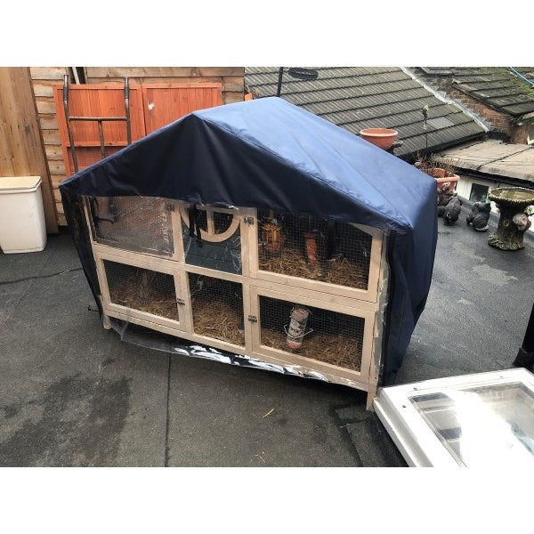 Foxglove rabbit hutch cover black side