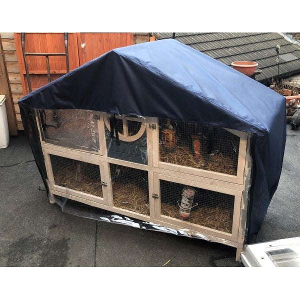 Foxglove rabbit hutch cover black