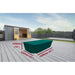 Garden coffee table cover green 104cm