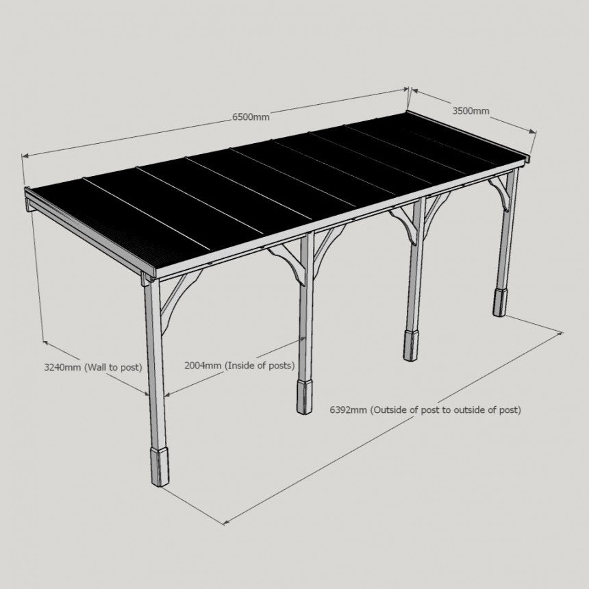 Measurement diagram of a rectangular table with dimensions labeled