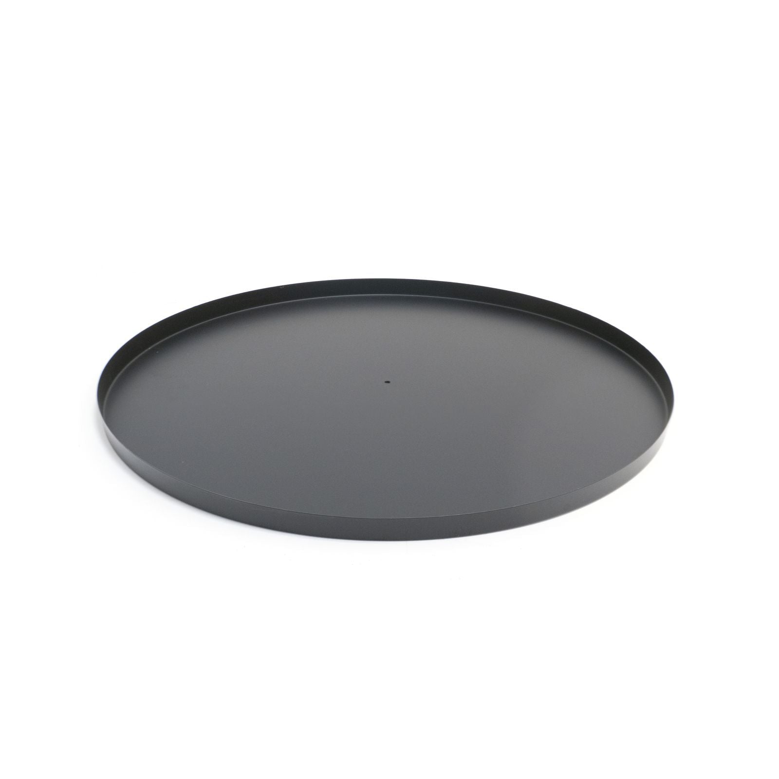 HEAT round steel fire pit base plate, on a white background