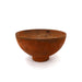 HEAT Gystad rust steel fire bowl, side view