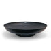 HEAT Classic black steel fire bowl on a white background