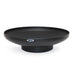HEAT Classic fire bowl in black steel on a round base, side view