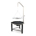 HEAT Pendal fire bowl with the swing grill raised above the bowl