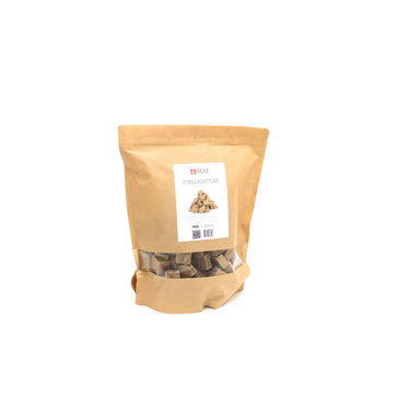 HEAT natural firelighters 1kg bag, on a white background