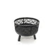 HEAT Alna garden fire pit with decorative cut-out sides