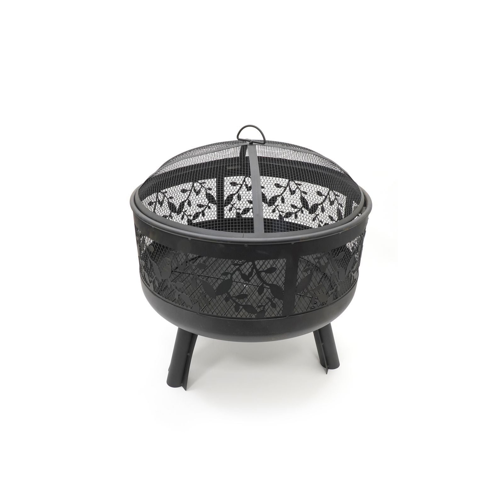 HEAT Alna fire pit with spark lid fitted