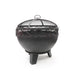 HEAT Boble fire bowl with domed spark screen closed