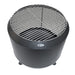 HEAT Fire Drum from above with the round grill grid fitted