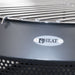 Close-up of the HEAT badge and grill on the Fire Drum