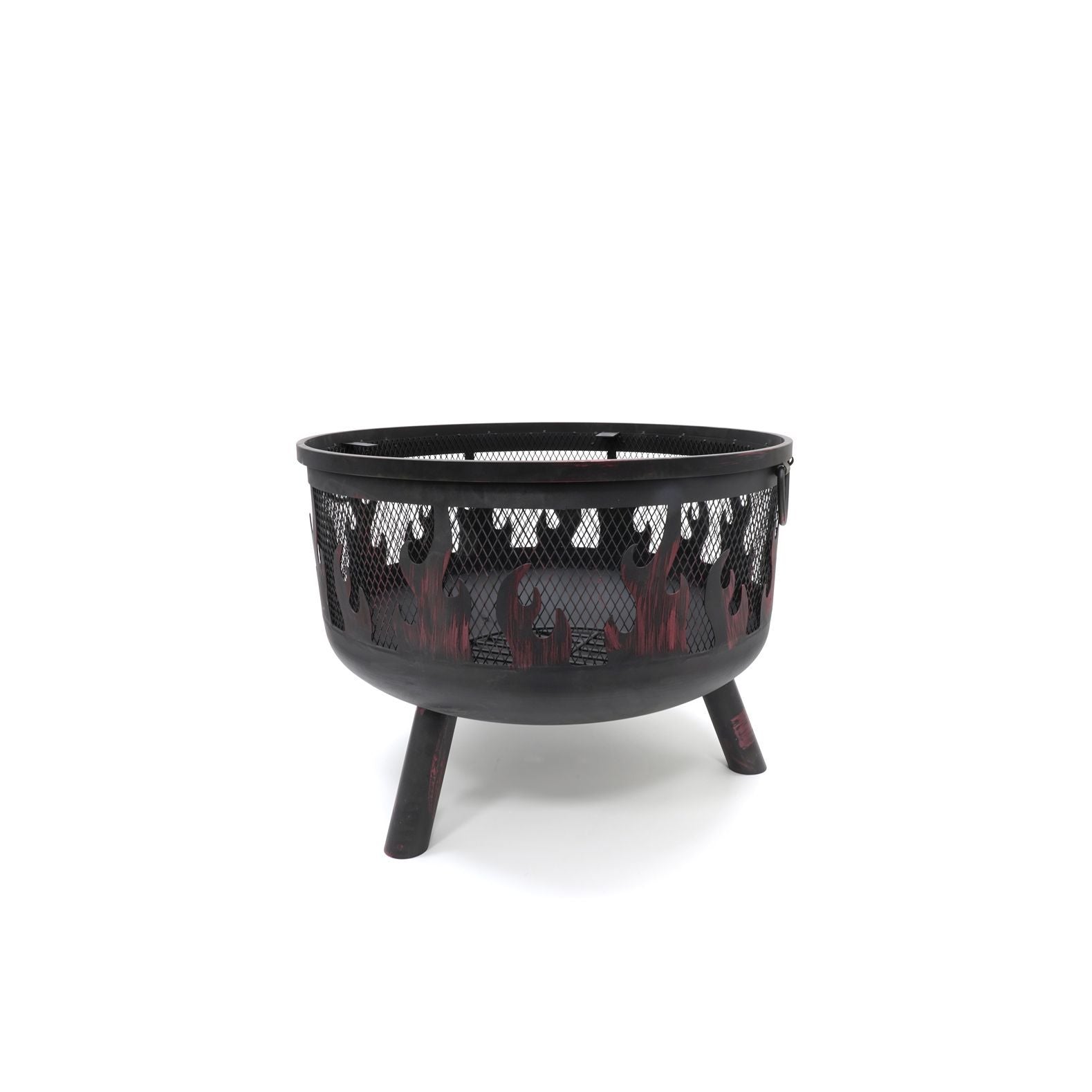 HEAT Hornset fire pit with flame cut-out sides, open top