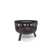 HEAT Hornset fire pit with flame cut-out sides, open top