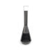 HEAT La Luz black steel chiminea with rain hood, on a white background