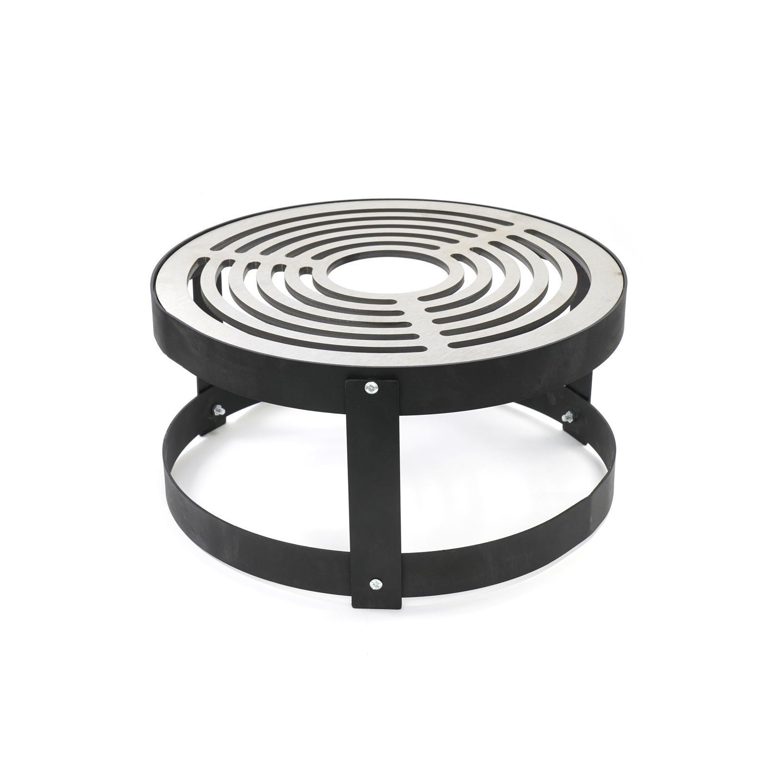 HEAT Turret grill from above showing the round grill bars