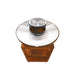 HEAT Turret grill sitting in the centre of a Bakka plancha ring