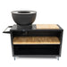HEAT Trolle black kitchen unit with griddle ring and board