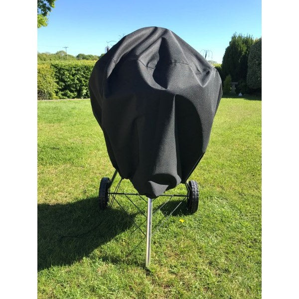 Kettle bbq cover black on weber